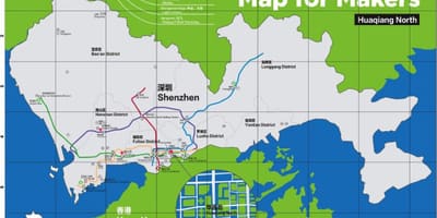 Mapa Shenzhen mapu pre tvorcov